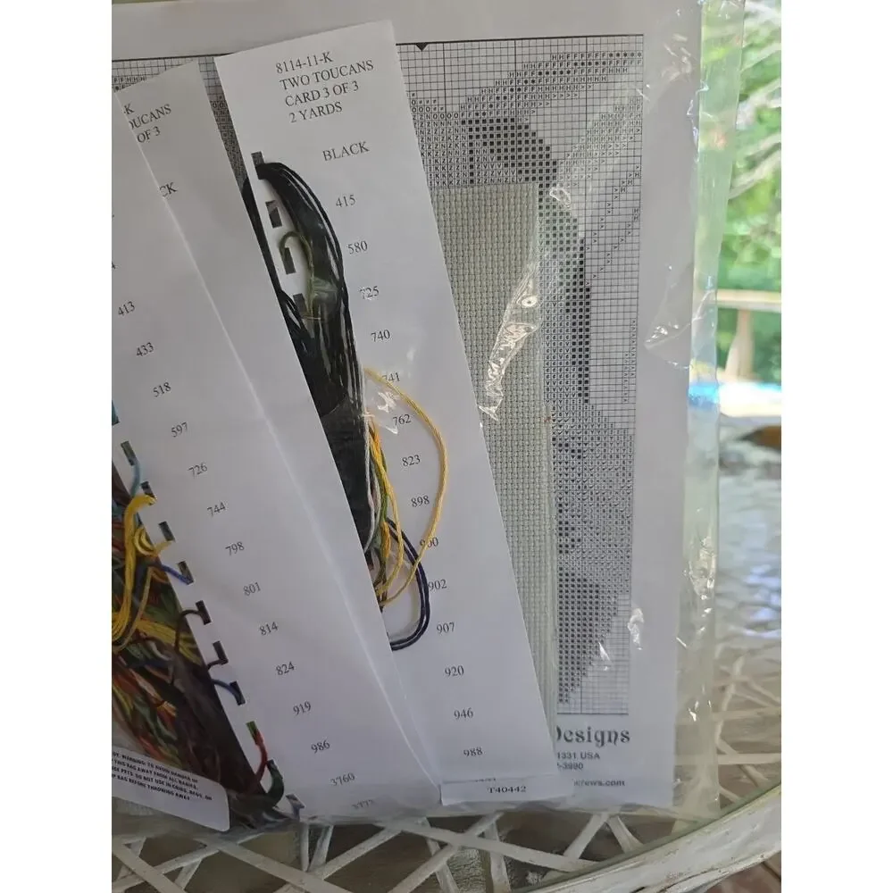 Jeanette Crews Presents Two Toucans Counted Cross Stitch Kit 8